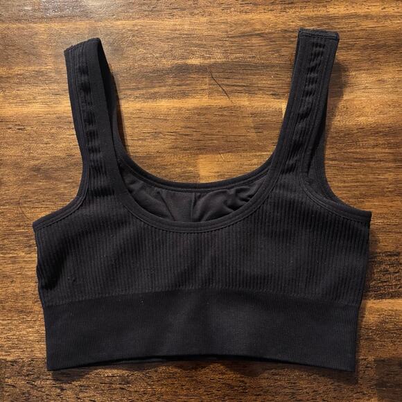 Set of 2 Quince Women’s XS Bralette Pullover Wireless Ribbed Stretch Tank Bra - Picture 6 of 11